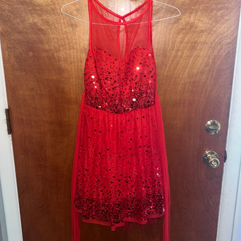 Red Sequin dress Rue 21 size Small